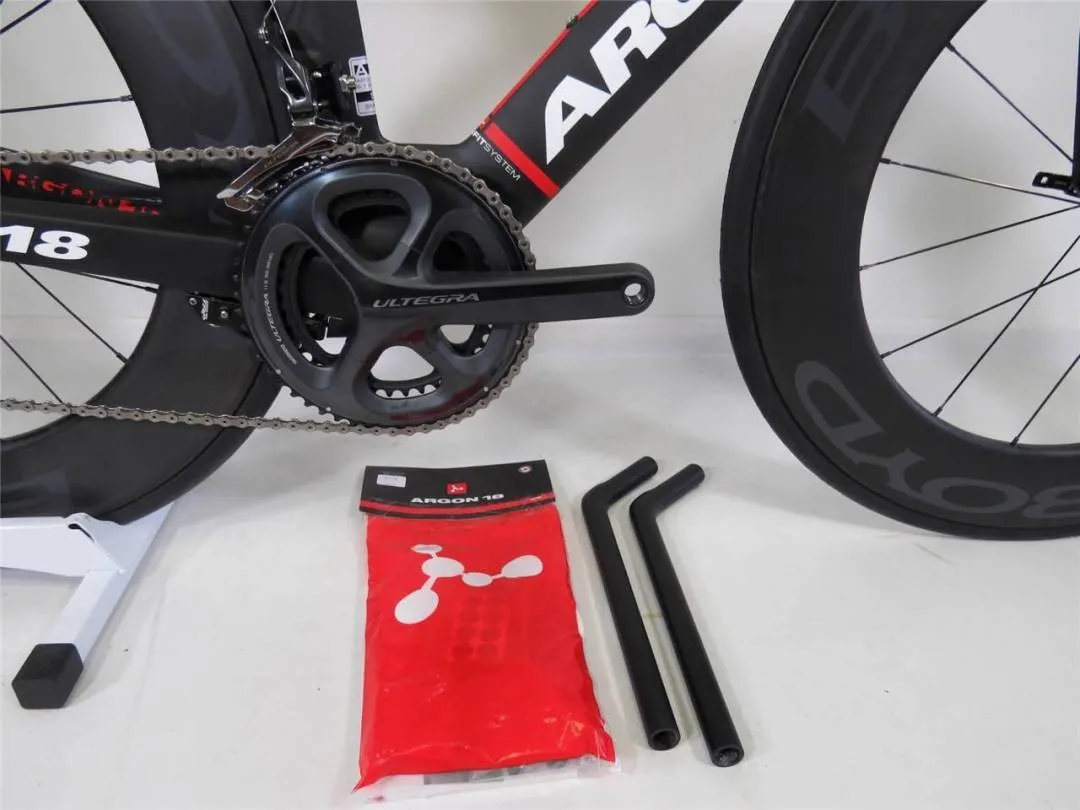 2014 Argon 18 E-118 TT Tri Carbon Bicycle Shimano Medium