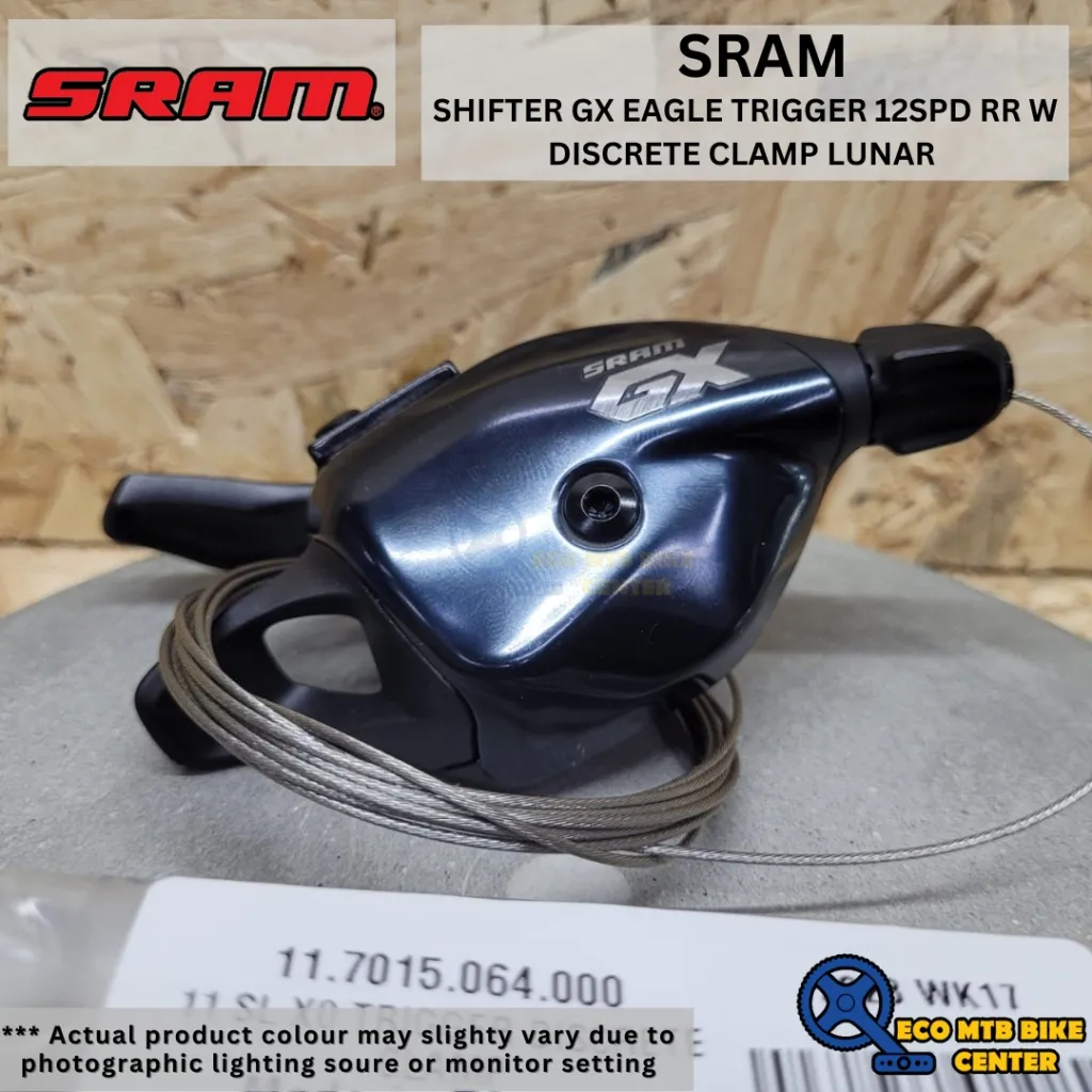 SRAM GX Eagle Trigger Shifter - Rear, 12-Speed, Discrete Clamp, Lunar