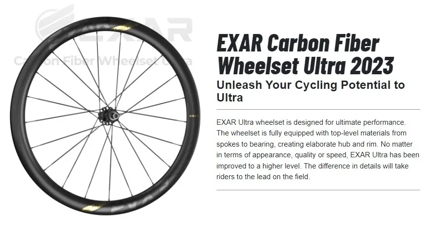 EXAR Carbon Fiber Wheelset Ultra 2023