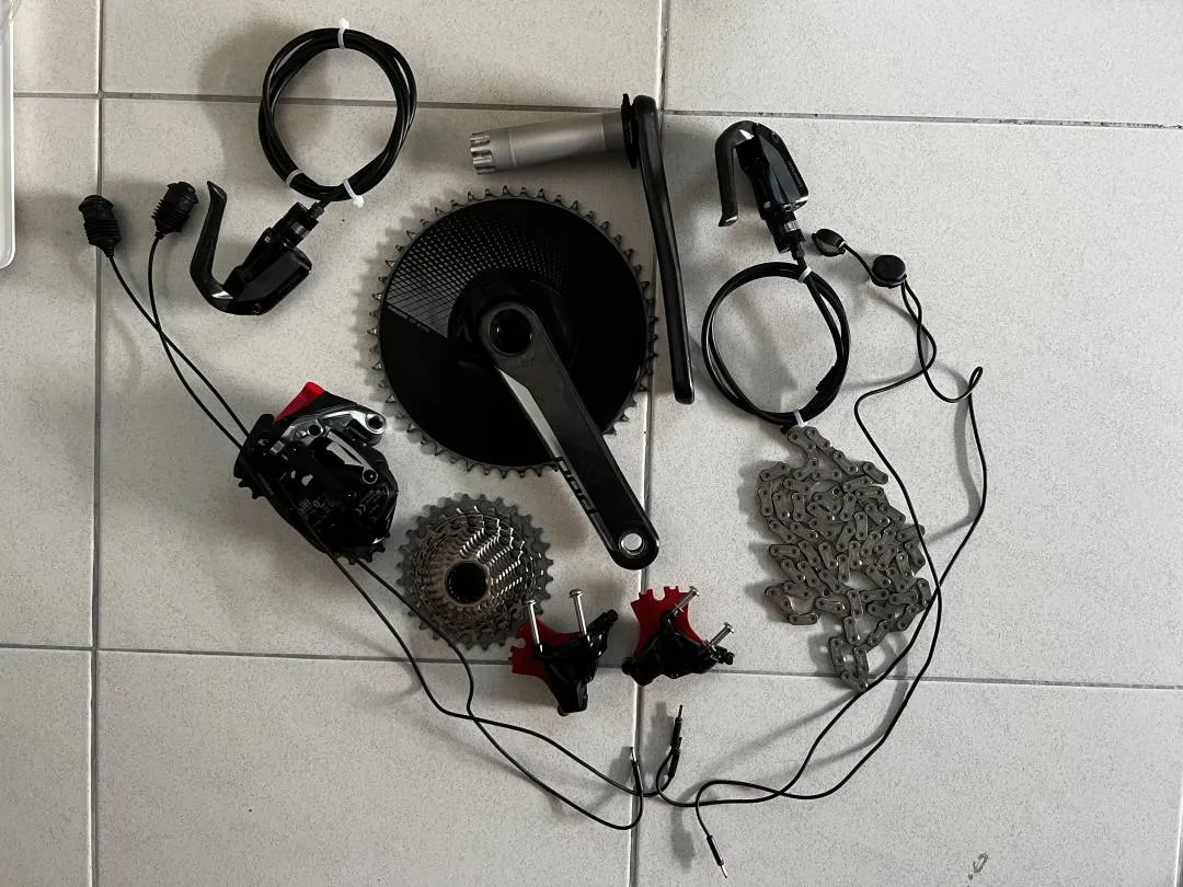 Groupset SRAM RED 12s Single Chainring DUB for TT Bike