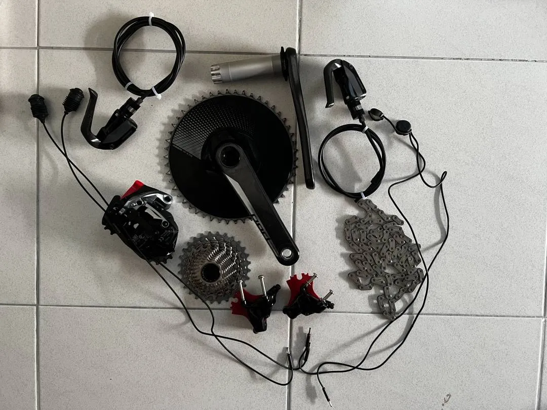 Groupset SRAM RED 12s Single Chainring DUB for TT Bike