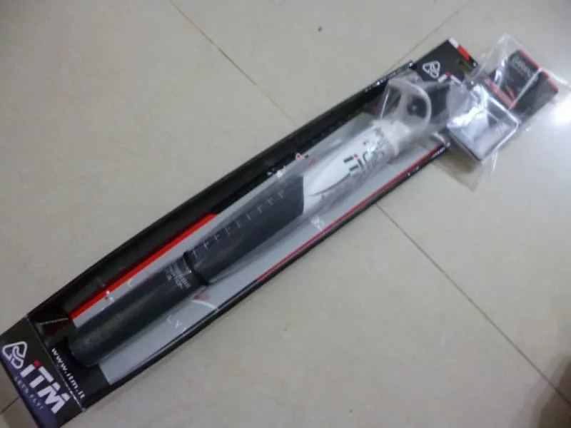 ITM Alutech White Seatpost 31.6x350mm - Last unit clearance rm248