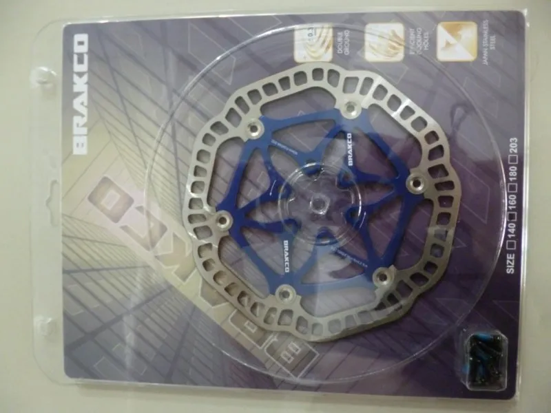 BRAKCO DR-07FA 160mm Floating Rotor Japan Stainless Steel