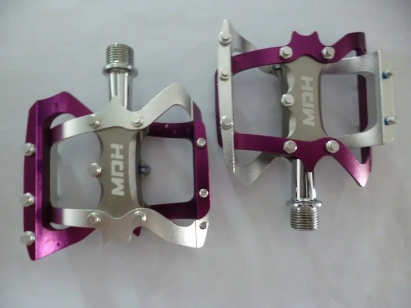 MDH PVA03 Pedals - Silver/Purple Color