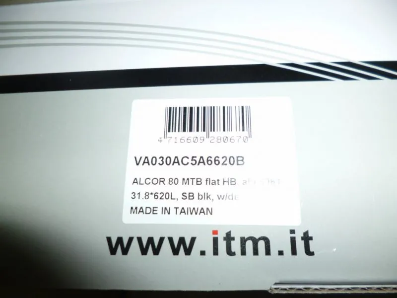 ITM Alcor80 620mm - Flat Bar - Guarantee Original