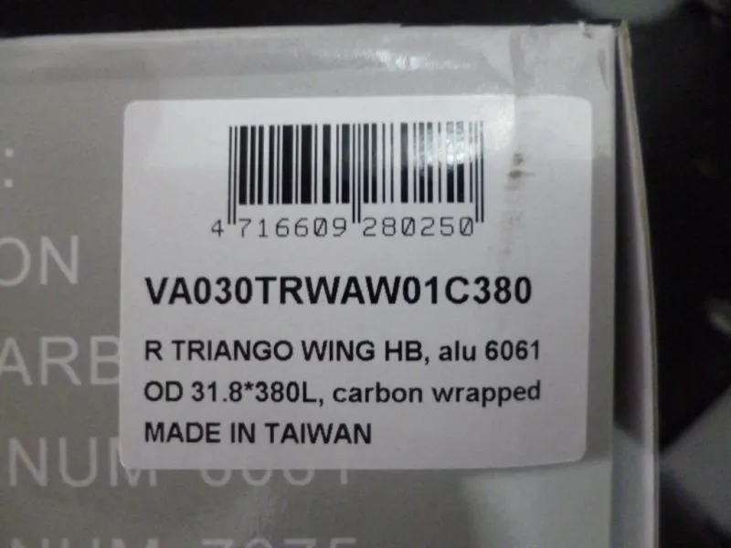 Now rm299!! ITM R Triango Wing 380mm/400mm Road Bar - last piece clearance offer