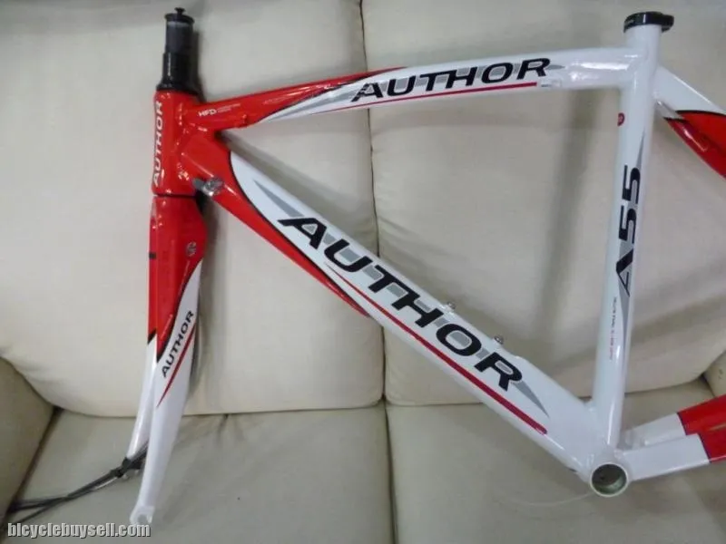 Author A55 - Tripple Butted Frameset with CArbon Fork - 700c Road Bike Frame + FREE HEADSET