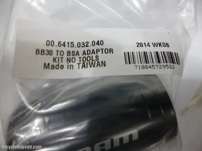 SRAM PRessfit BB30 to BSA Converter