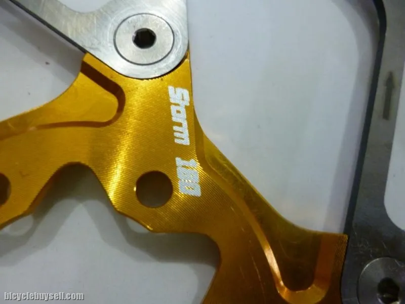 12o'clock 180mm STORM Gold Rotor