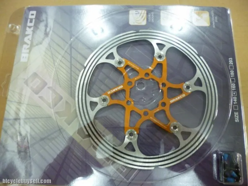 BRAKCO DR10-FA PRO Series Gold 160mm Floating Rotor - JApan Stainless Steel