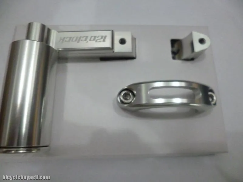 12o'clock Silver Front Lamp Mount Extension / Speedo Meter Mount Extension