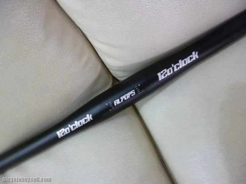 12o'clock X2 Flat Bar Black Anidized 660mm - Superlight 150gm