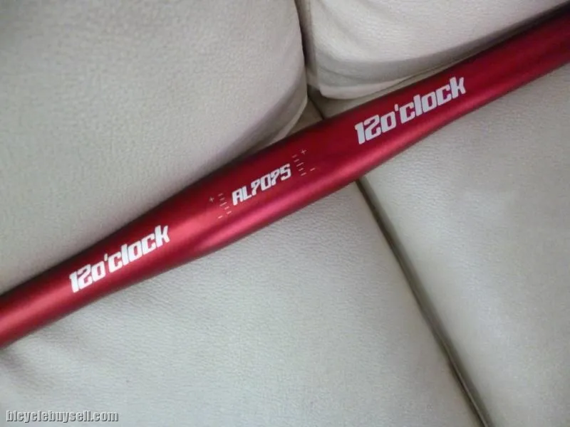 12o'clock X2 Red 660mm Flat Bar - superlight around 150grams