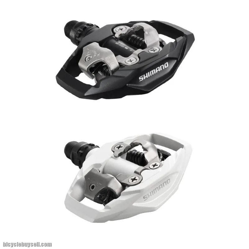 Shimano PD-M530 MTB SPD Pedals Original black white pedal