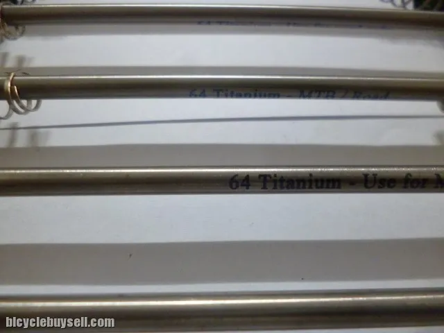 12o'clock Superlight Wheel Skewers - Highest 64 Grade Titanium CNC Machined Axle