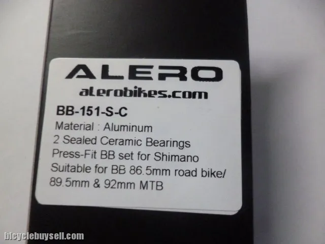 Alero BB151SC Shimano Compatble BB with Ceramic Bearing - High Water REsistance DEsigned