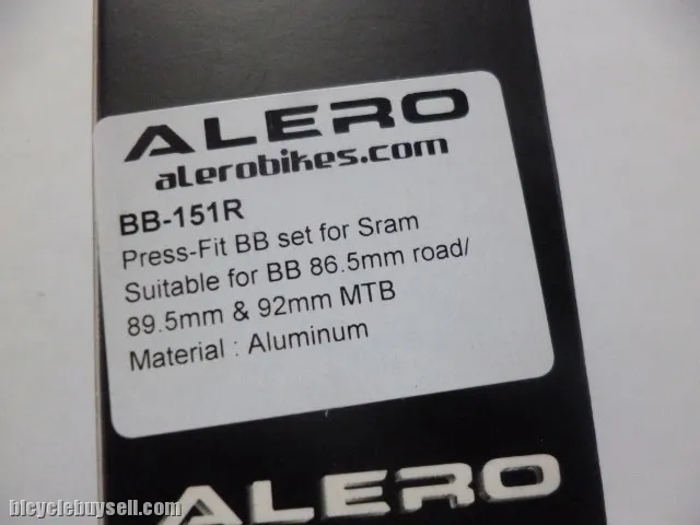 Alero BB151R PRessfit for SRAM with Water Resistance DEsigned Shiled