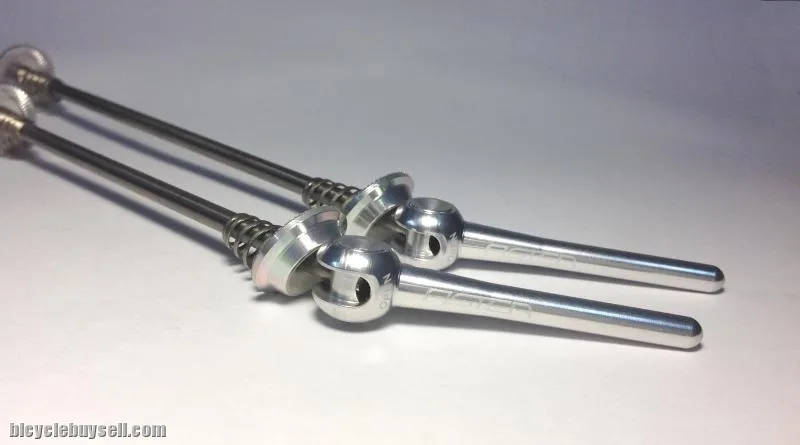 ASTER Titanium Silver Superlight Quick Release Skewers 45g/pair (FREE POSTAGE)