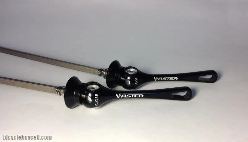 ASTER Superlight  Black Quick Release Skewers 53g/pair (Made In Taiwan)