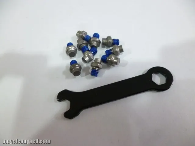 Pedal Spike Head - Alloy - Corrosion Free - With Thread Lock applied
