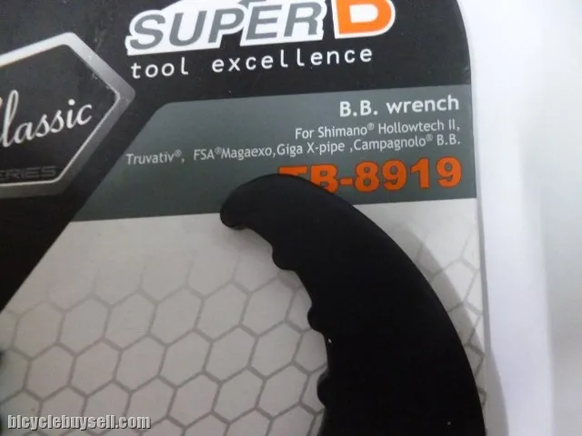 Super B BB Wrench 8919 - High Durability comes with crank arm bolt tool together