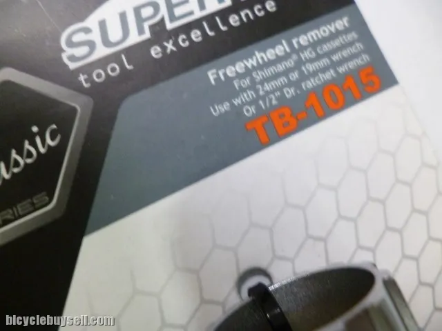 Super B Freewheel socket &amp; cum center lock rotor opener socket