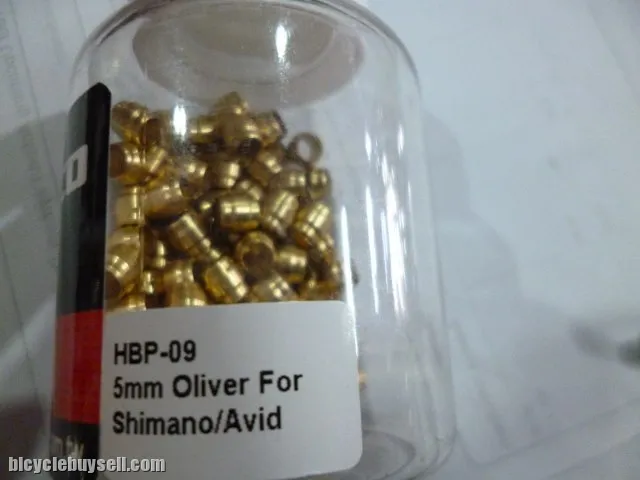 BRACKO Copper Hydraulic Brake Oliver Ring - Made for compatible with Shimano / Avid - 100pcs/bottle