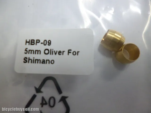 BRAKCO Oliver for Shimano Hydraulic Brake - High Quality Precision CNC Machined Copper 2pcs per pek