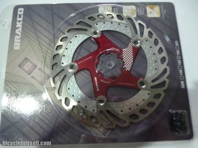 BRAKCO Floating Rotor with Ice Tech Fin 180mm