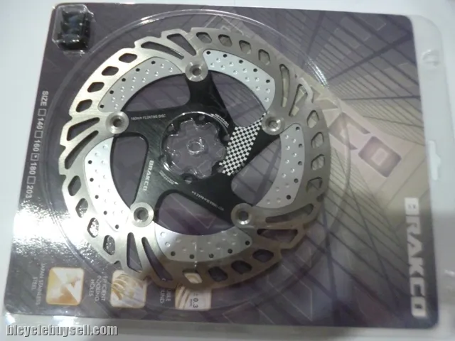 BRAKCO Floating Rotor with Ice Tech Fin 180mm