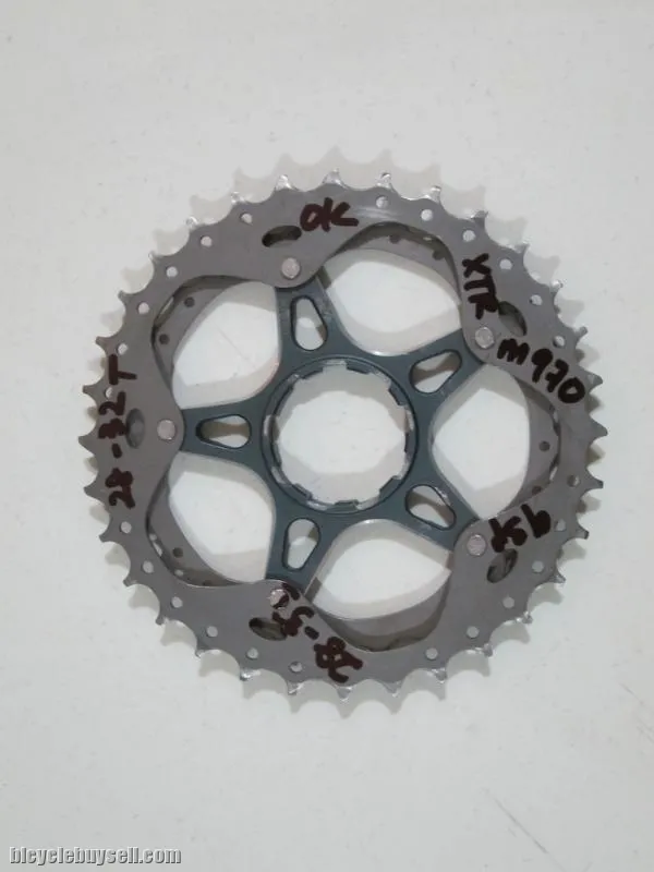 USED - SHIMANO XTR CS-M970 Titanium Cassette 16T-18T Cogs