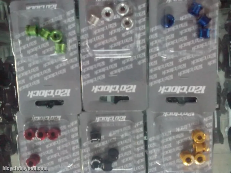 12o'clock chainring ultralight bolts n nut set - Hardened / Hardcore Ultralight Alloy (SALES!!!)