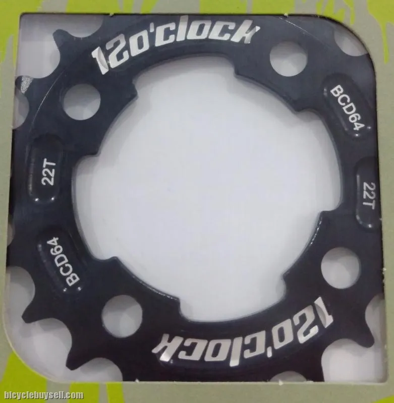 12o'clock 22T Chainring Black - Selling  due to wrong BCD size