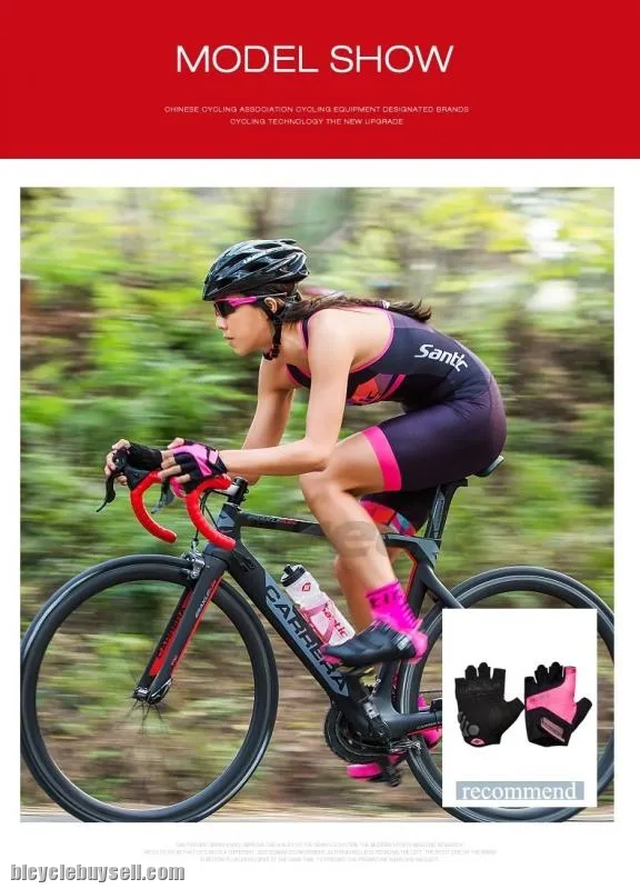 NEW ARRIVALS- SANTIC Women's Pro Triathlon One-piece Sleeve Cycling Jersey- READY STOCK
