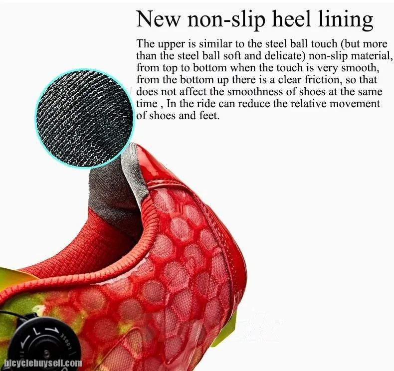 NEW YEAR SALE- SANTIC Alpha 1.0 Men Carbon Road Cycling Shoes - READY STOCK(Yellow)