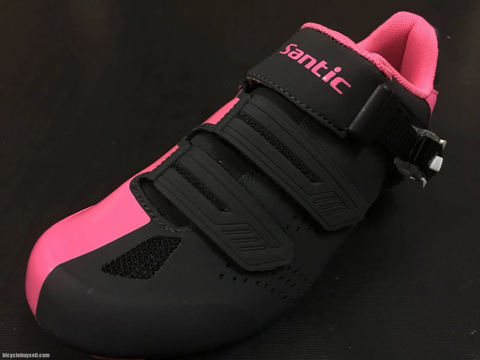 New Year SALE - SANTIC HERMAN Pink Road Cycling Shoes - READY STOCK