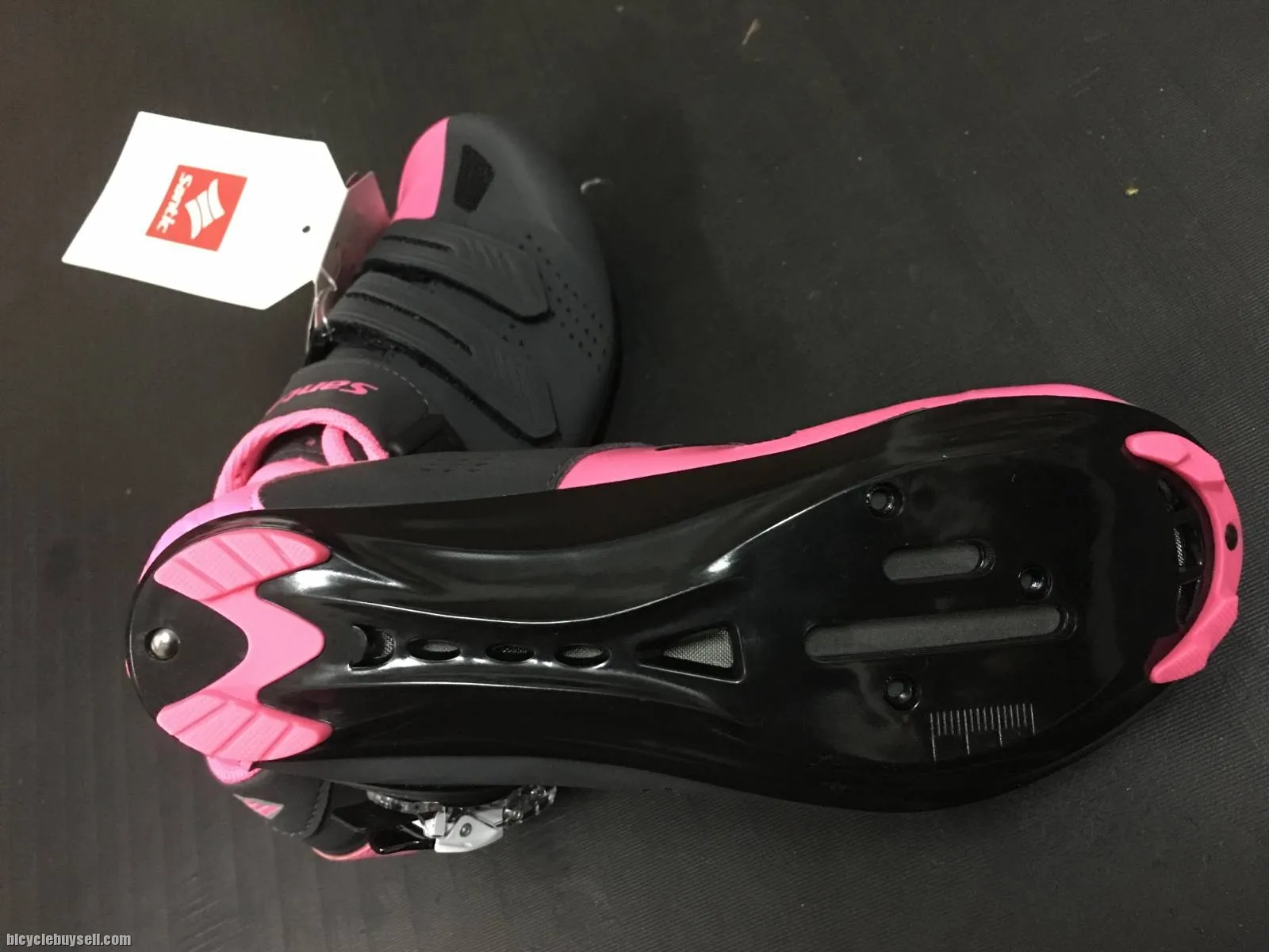 New Year SALE - SANTIC HERMAN Pink Road Cycling Shoes - READY STOCK