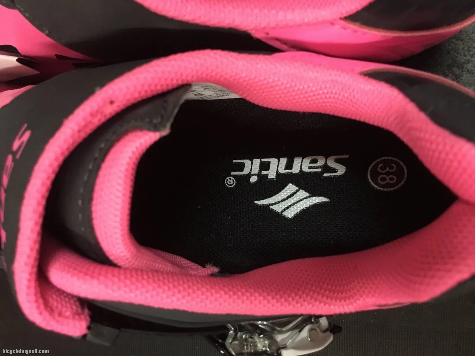 New Year SALE - SANTIC HERMAN Pink Road Cycling Shoes - READY STOCK