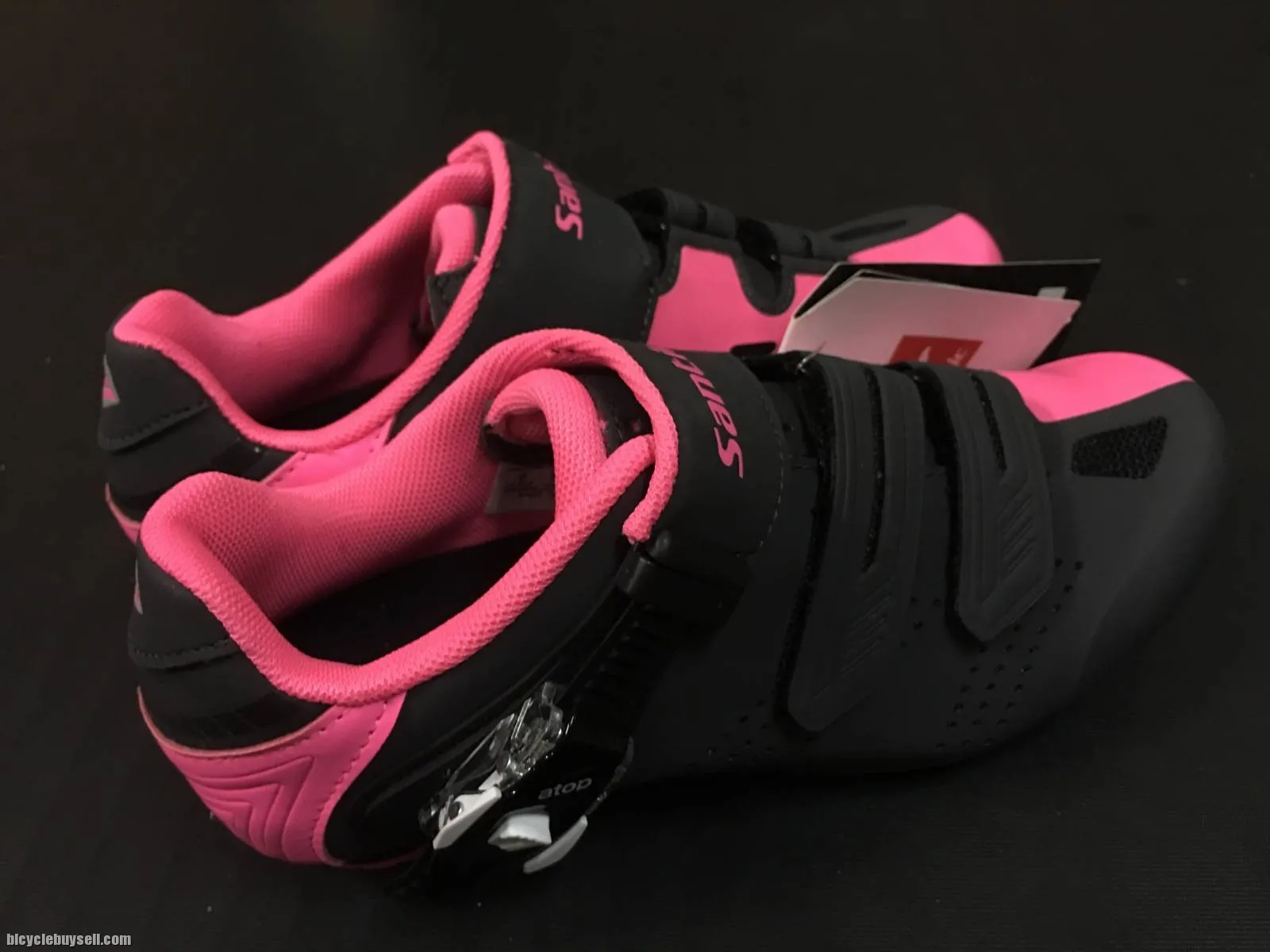New Year SALE - SANTIC HERMAN Pink Road Cycling Shoes - READY STOCK