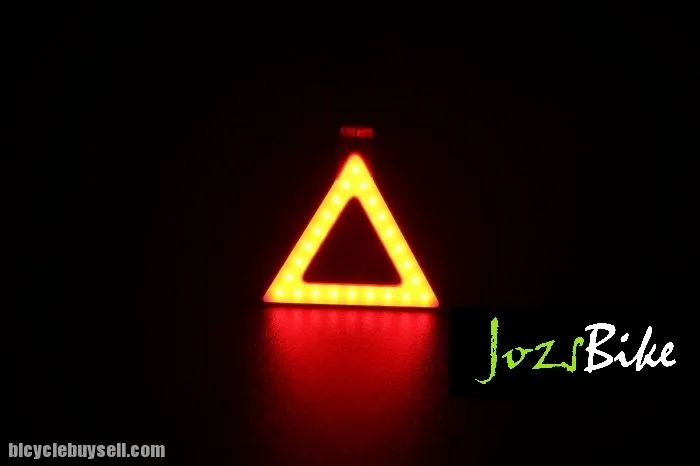 NEW ARRIVALS Creative HEART,CIRCLE,TRIANGLE Design USB LED Blinkers Bicycle Light