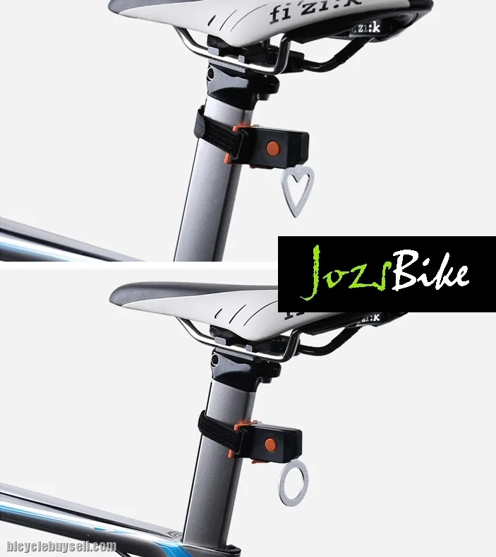 NEW ARRIVALS Creative HEART,CIRCLE,TRIANGLE Design USB LED Blinkers Bicycle Light