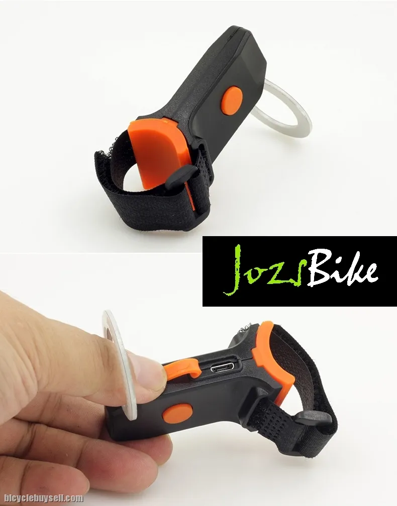 NEW ARRIVALS Creative HEART,CIRCLE,TRIANGLE Design USB LED Blinkers Bicycle Light