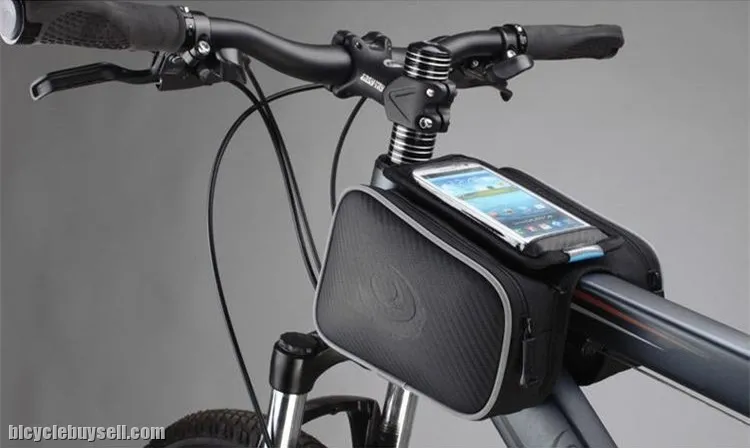 Roswheel (L Size) Bike Front Tube Bag With 5.5inch Phone bag