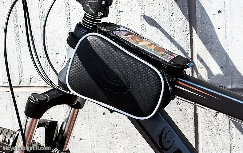 Roswheel (L Size) Bike Front Tube Bag With 5.5inch Phone bag
