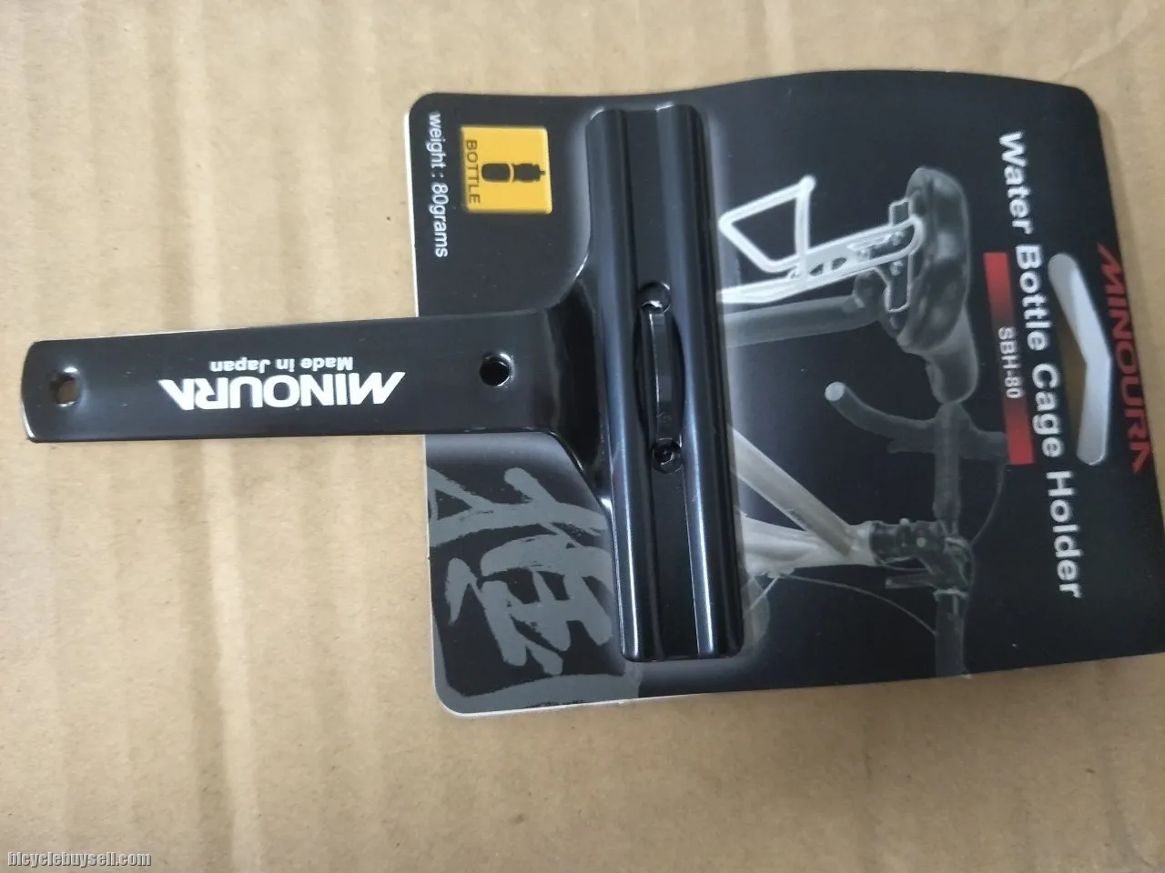 Minoura single cage holder - made in japan MINOURA SBH-80