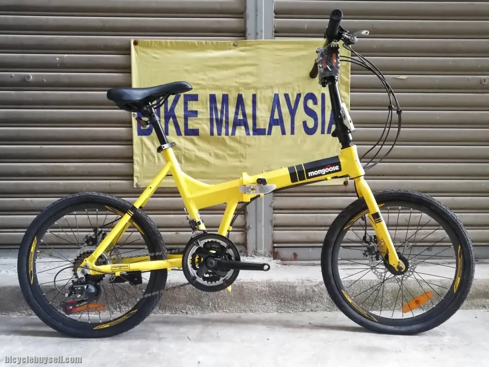 MONGOOSE ALLOY FOLDING BIKE SHIMANO GEAR