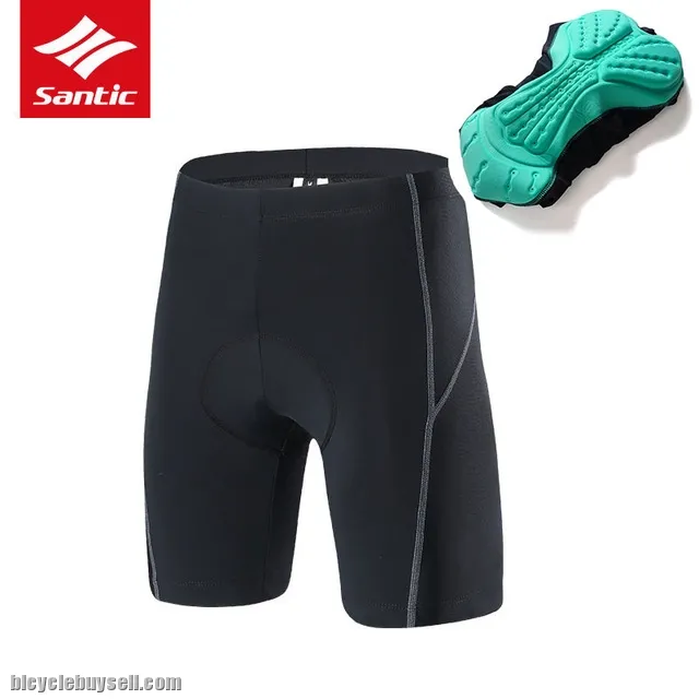 Santic Ordinary Men's Cycling Short Pants Breathable 4D Sponge Padded