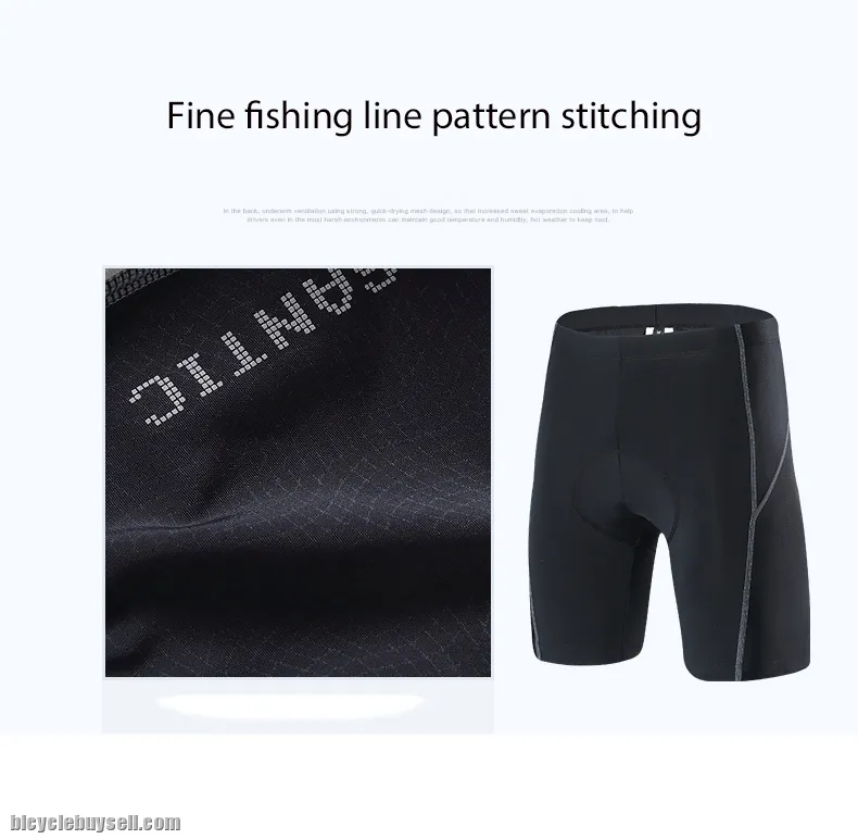 Santic Ordinary Men's Cycling Short Pants Breathable 4D Sponge Padded