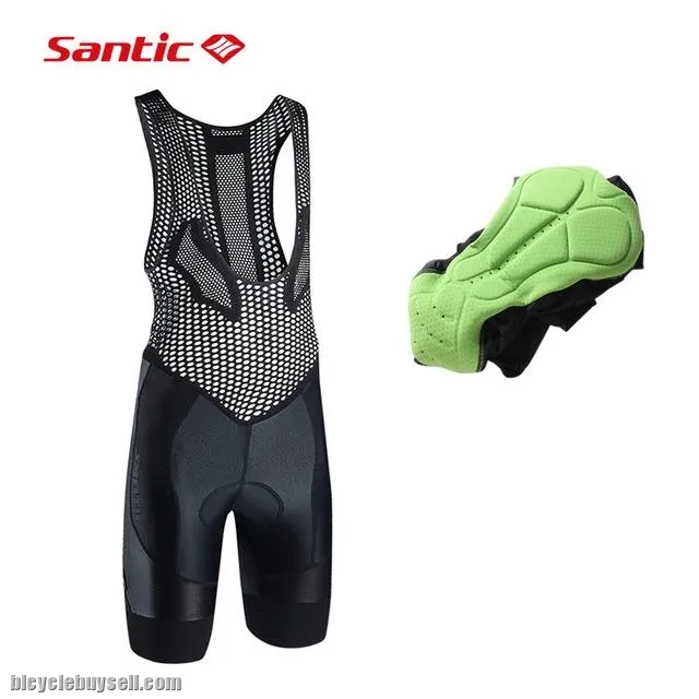 Santic Aska Men's Cycling Bib Shorts Quick Dry Elastic Comfort Breathable Professional Riding Bib