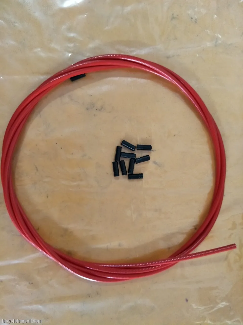 Brakco red gear shift housing 2.5metres super smooth comes with 10pieces housing cap